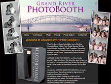 Tablet Screenshot of grandriverphotobooth.com